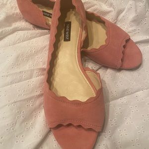 Nine West open toe flats